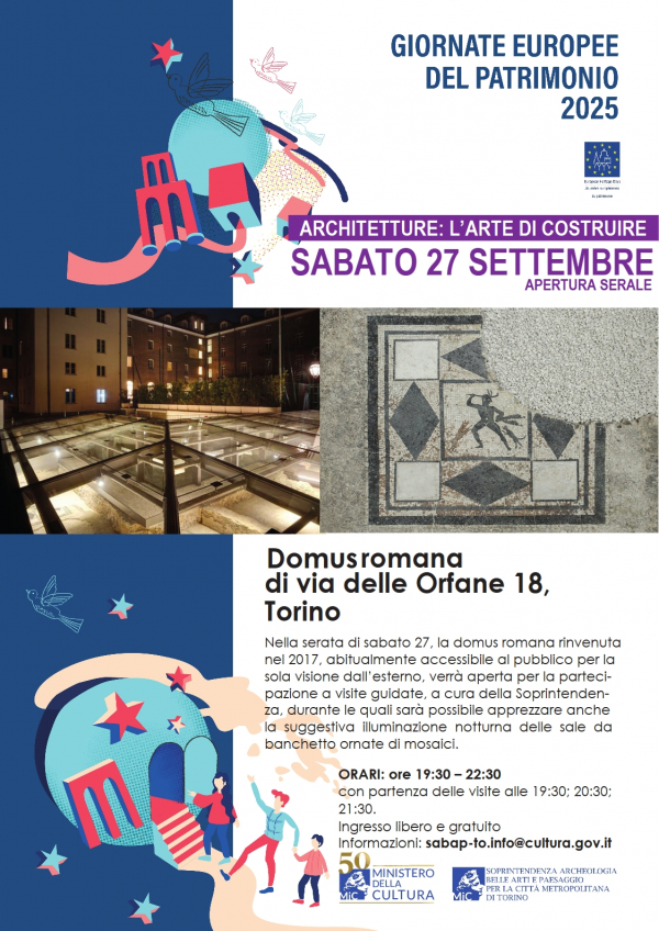 Visite guidate alla domus romana di via delle Orfane